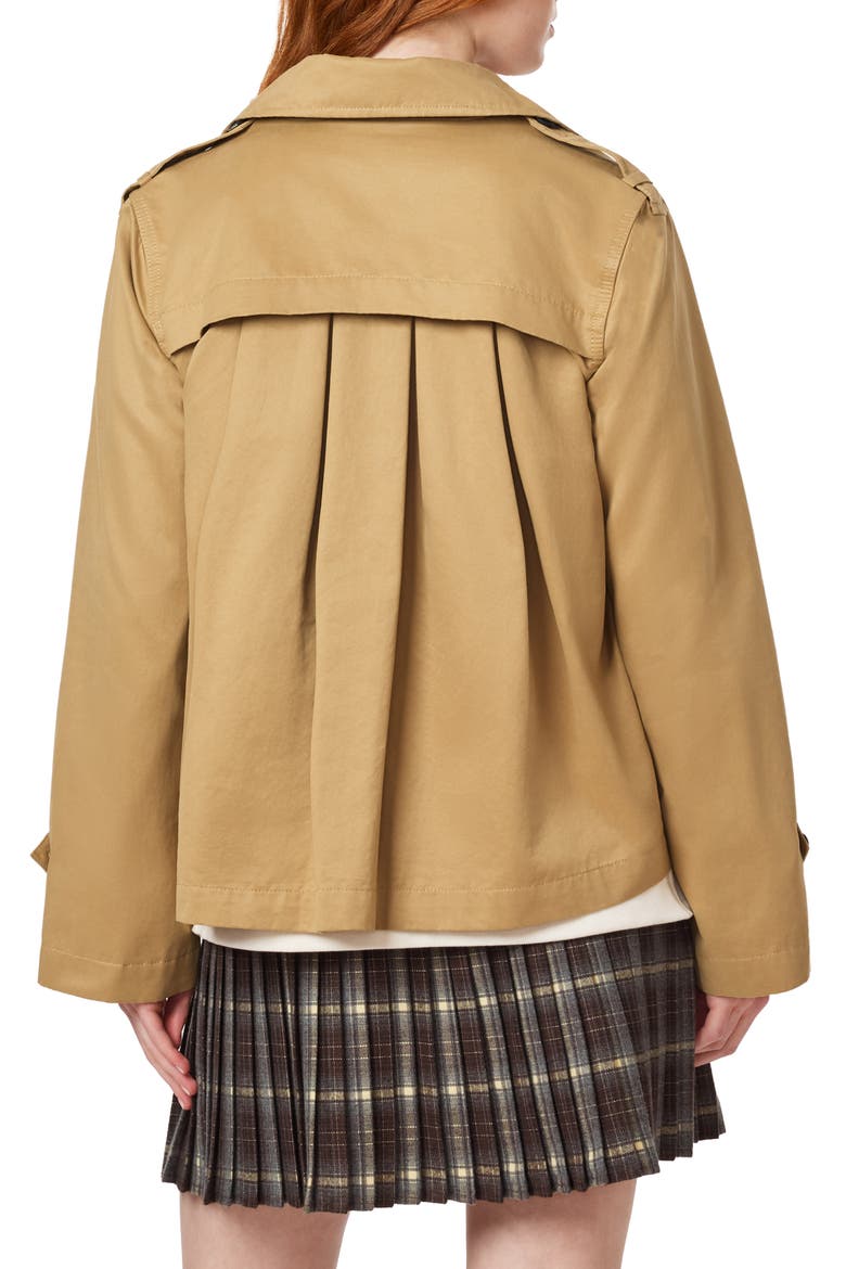 The Cropped Trench Jacket, Alternate, color, THRUSH
