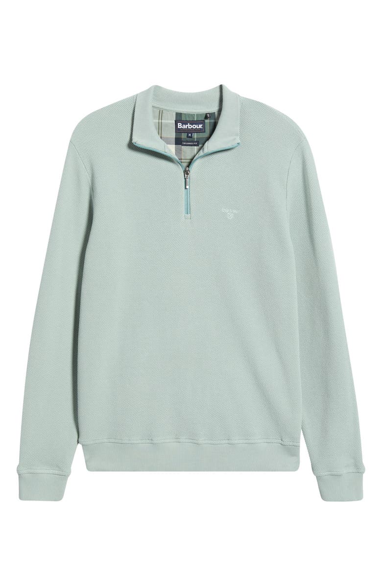 Barbour Ravensworth Quarter Zip Pullover, Main, color, Dusty Slate