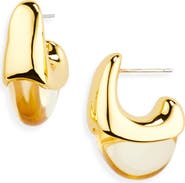 Lele Sadoughi Birthstone Dome Drop Earrings