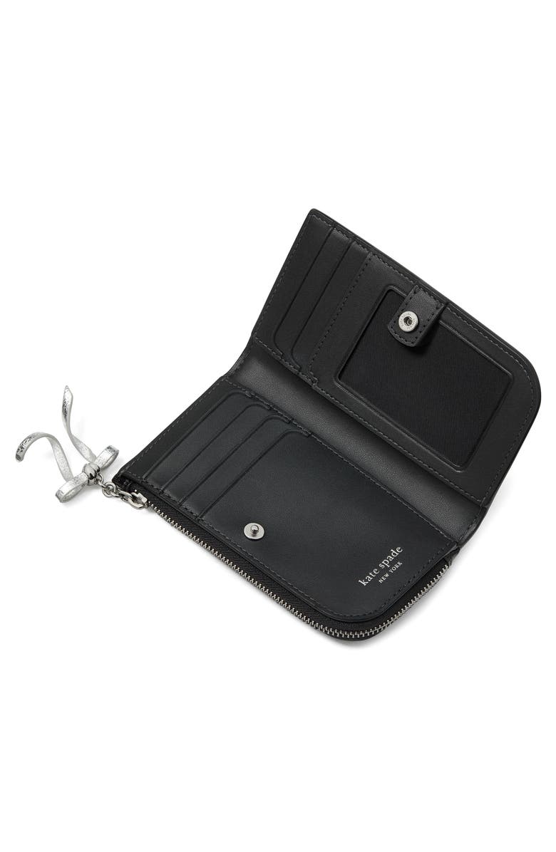 Kate Spade New York whiskers saffiano leather zip wallet, Alternate, color, 