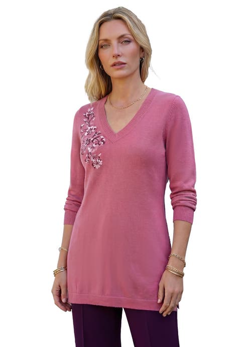 Plus Size Cashmore V Neck Sweater (plus)