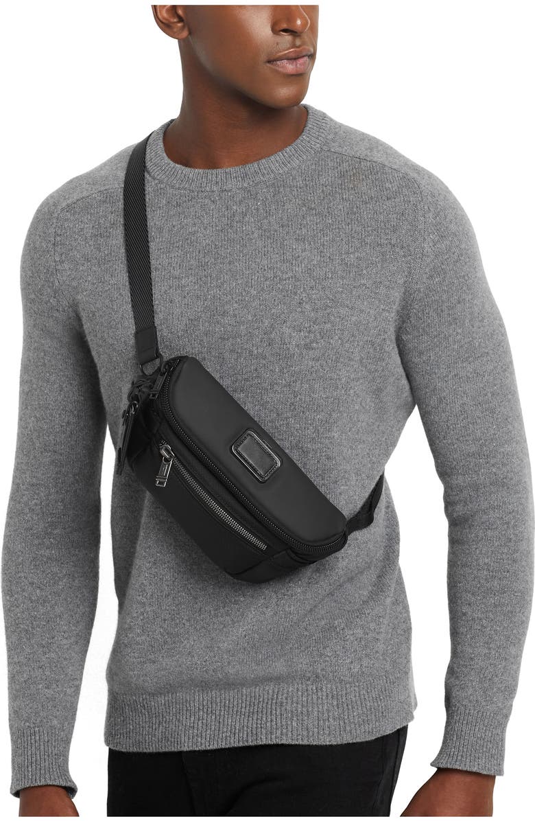 TUMI Classified Belt Bag, Alternate, color, Black