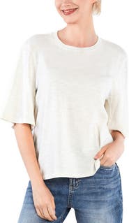 HINT OF BLU Hig Hug Crewneck T-Shirt
