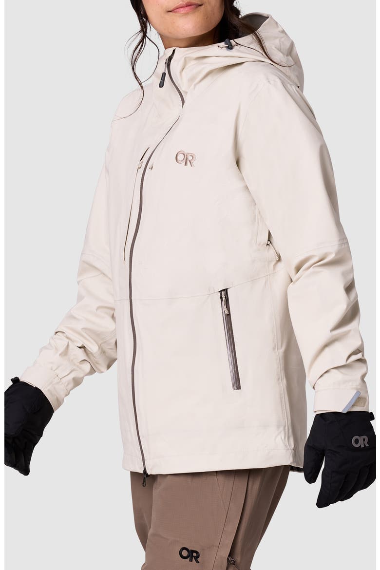 Carbide Waterproof Jacket, Alternate, color, OYSTER