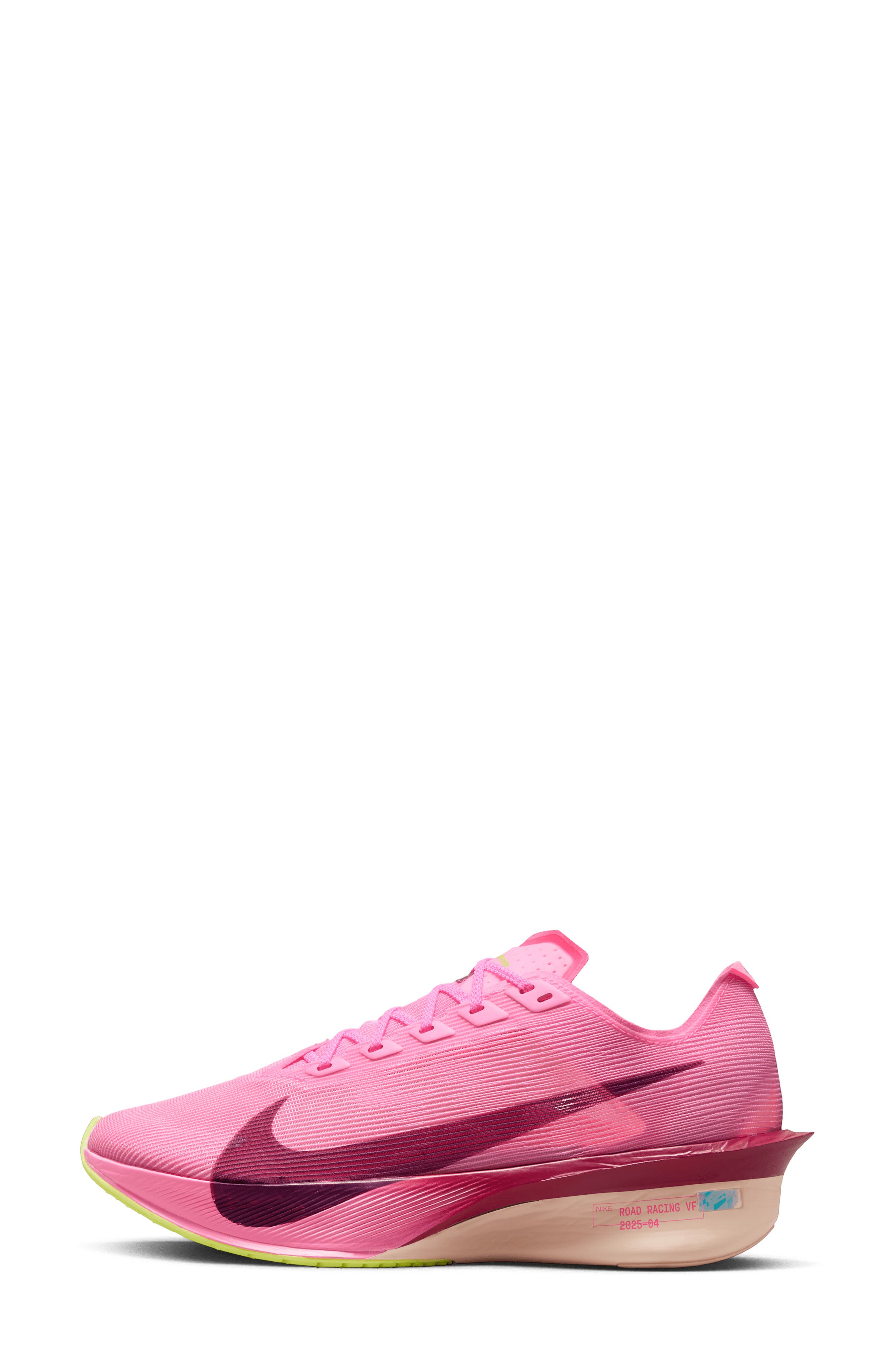 Nike Vaporfly 4 Racing Shoe, Alternate, color, Pink Spell/ Bordeaux