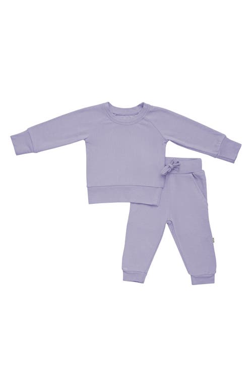 Kyte BABY Long Sleeve Jersey T-Shirt & Joggers Set in Taro 