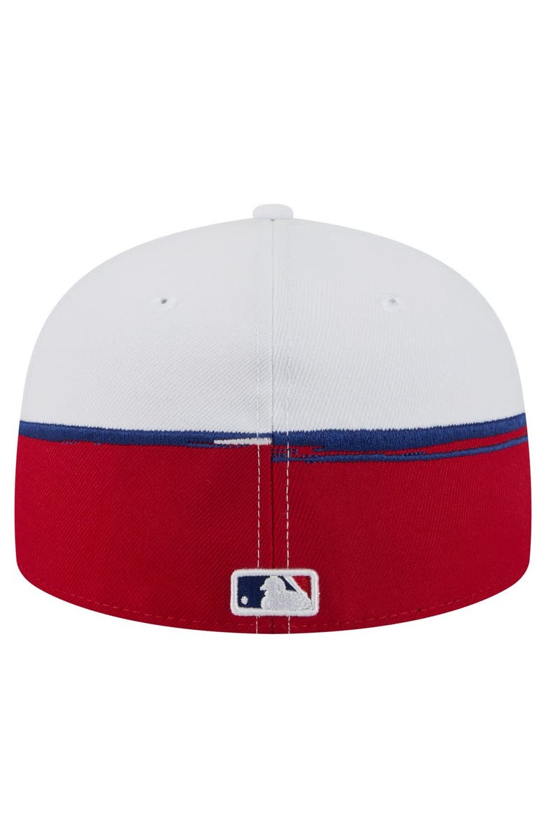 New Era Men's New Era Red/White Philadelphia Phillies Paint Stroke 59FIFTY Fitted Hat, Alternate, color, Red