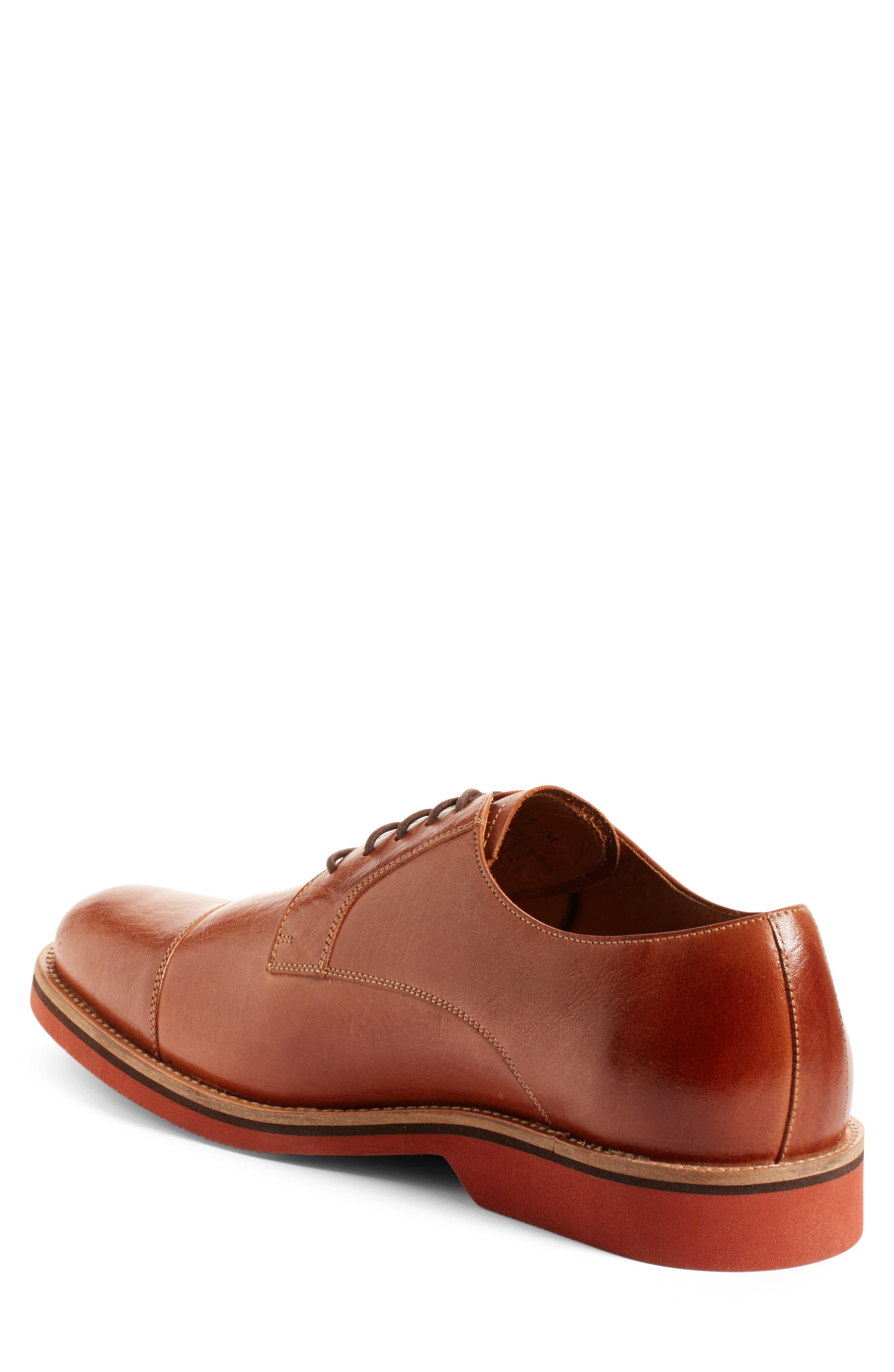 Poulsbo Cap Toe Derby, Alternate, color, TAN LEATHER
