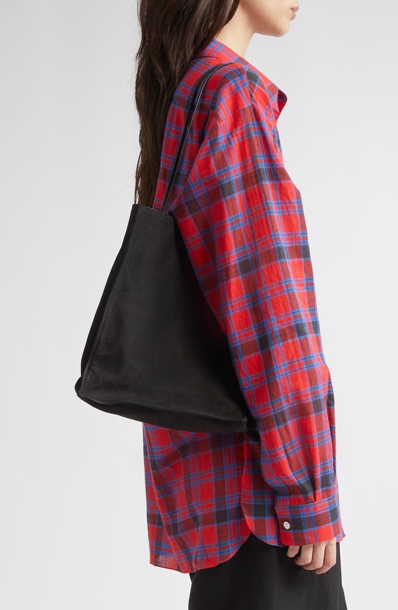 The Row To Go Leather Tote, Alternate, color,