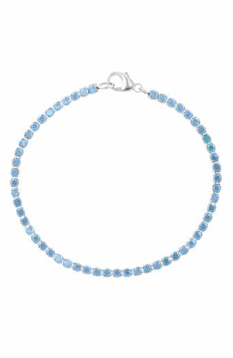 Sterling Silver Blue Topaz Bracelet