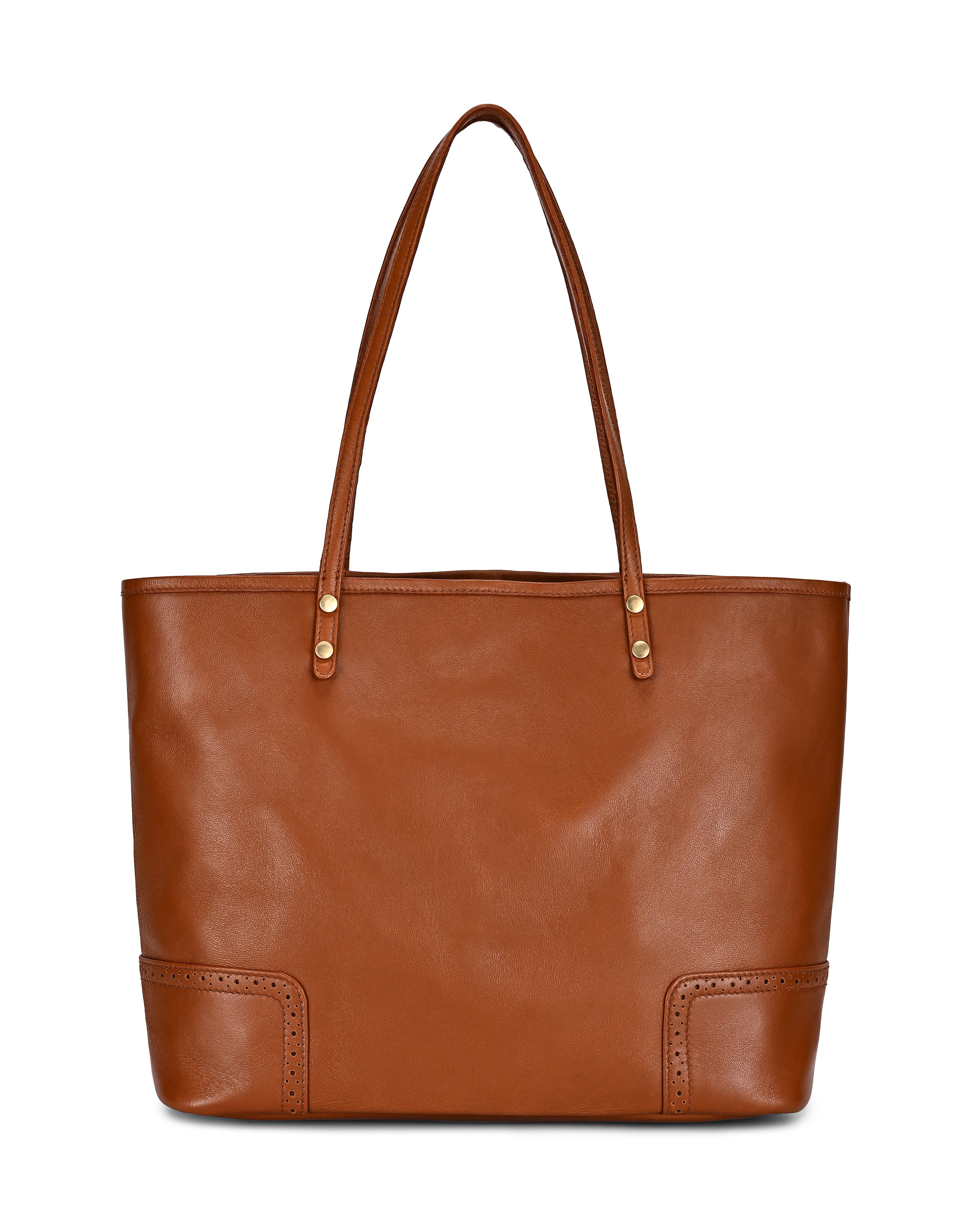 OLD TREND Camellia Medium Reversible Leather Tote, Alternate, color, Cognac