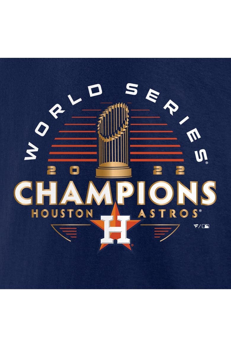 Men's Fanatics Branded Navy Houston Astros 2022 World Series Champions Signature Roster Long Sleeve T-Shirt, Alternate, color, Navy