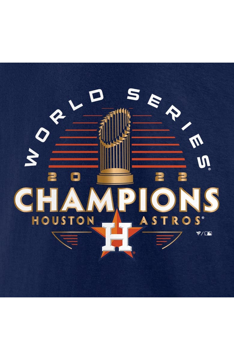 FANATICS Men's Fanatics Branded Navy Houston Astros 2022 World Series Champions Signature Roster Long Sleeve T-Shirt, Alternate, color,