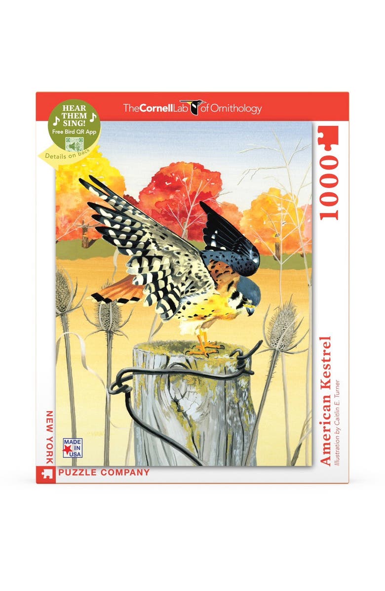 NEW YORK PUZZLE COMPANY American Kestrel 1000 Piece Puzzle, Main, color, NO COLOR