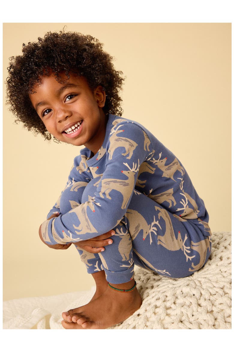 Goodnight Pajama Set, Alternate, color, Red Nose Reindeer