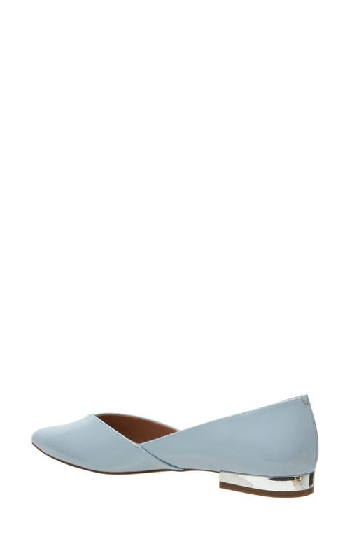 Linea Paolo Nasya Pointed Toe Flat In Pale Blue