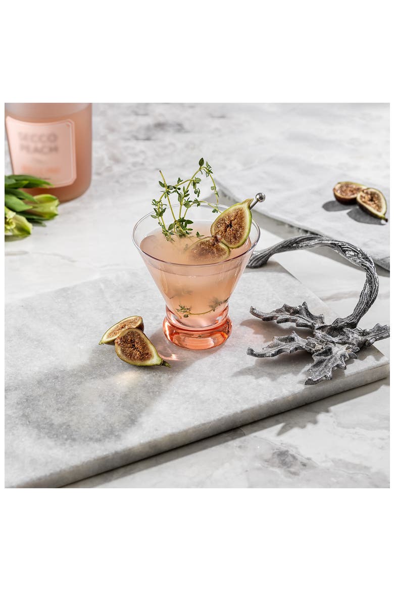 Hue Colored Stemless Martini Glass - Set of 6, Alternate, color, MULTI