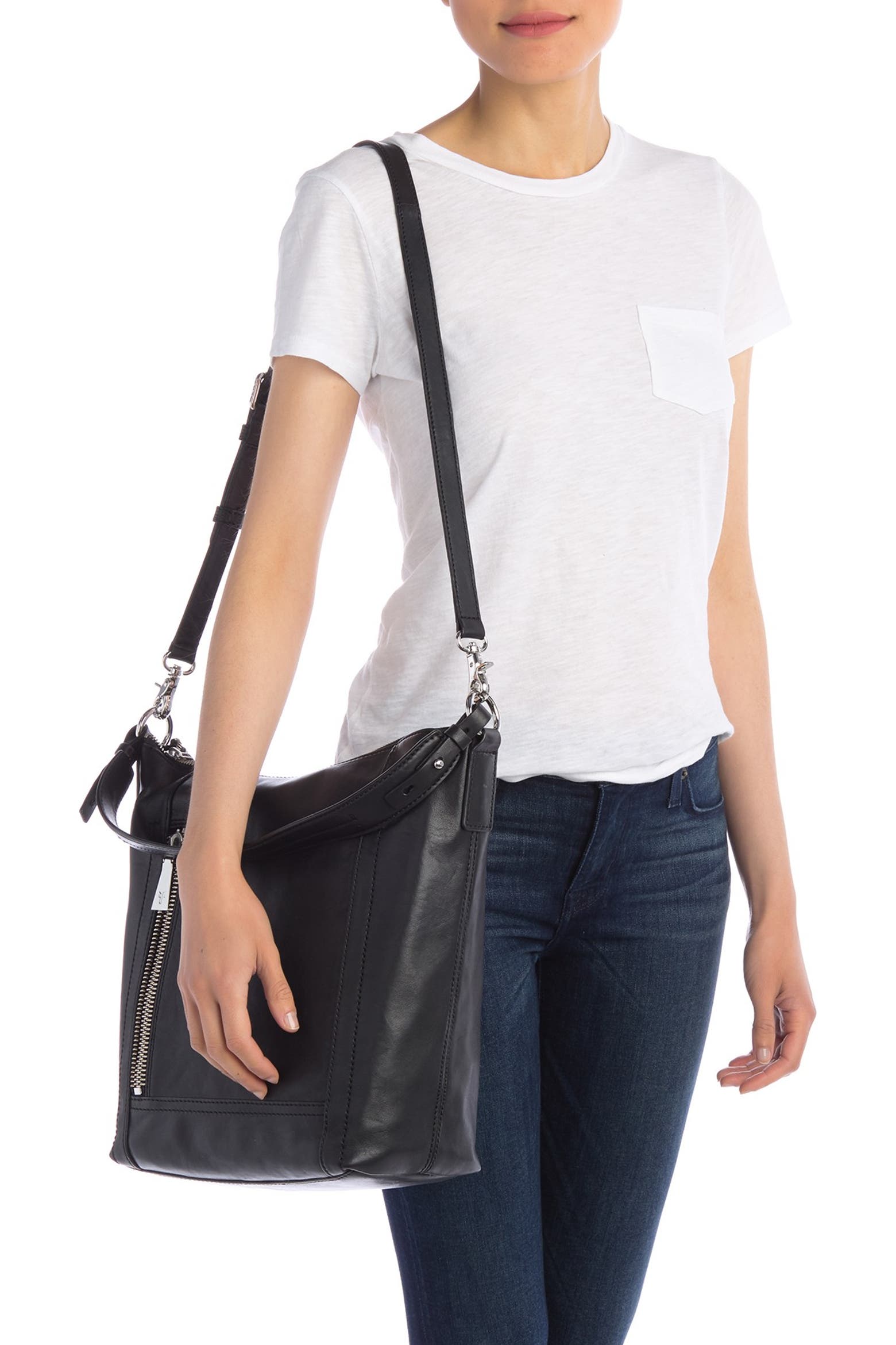 Frye Lena Leather Hobo (Women) | Nordstromrack