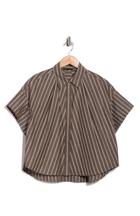 Maura Stripe Button-Up Shirt