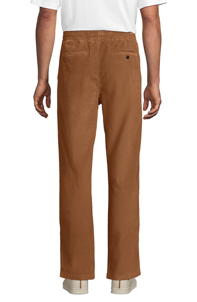 Lands' End Classic Fit Coastal Corduroy Deck Pant, Alternate, color, Butter Brown