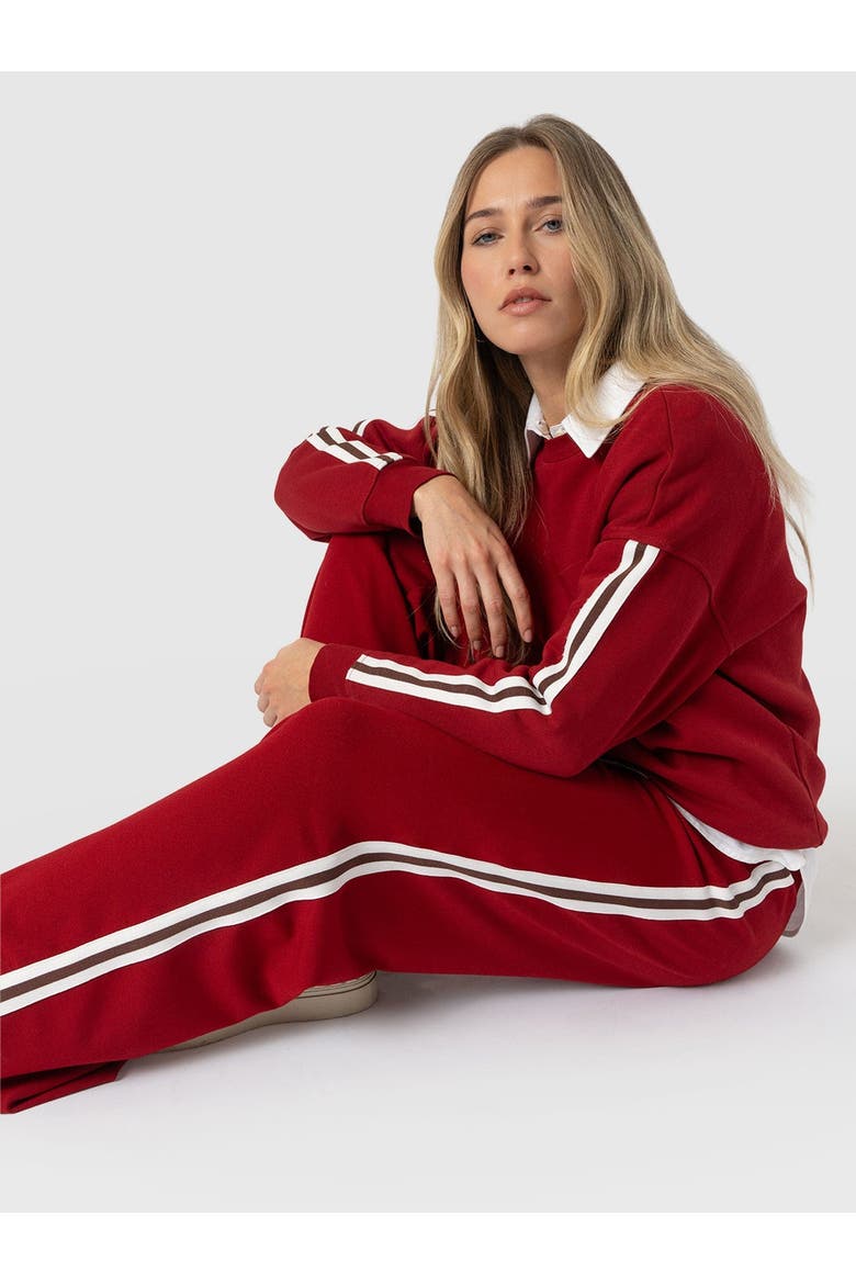 Victory Straight Leg Pant, Alternate, color, Red Brown Stripe