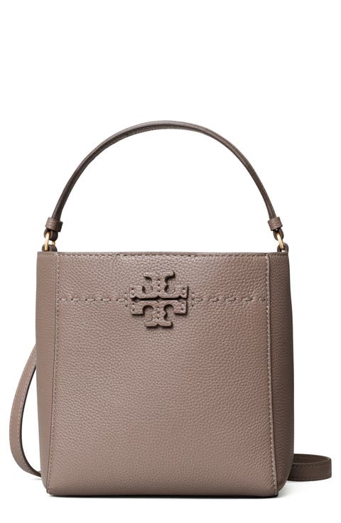 McGraw Small Leather Bucket Bag