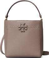 Tory Burch McGraw Small Leather Bucket Bag