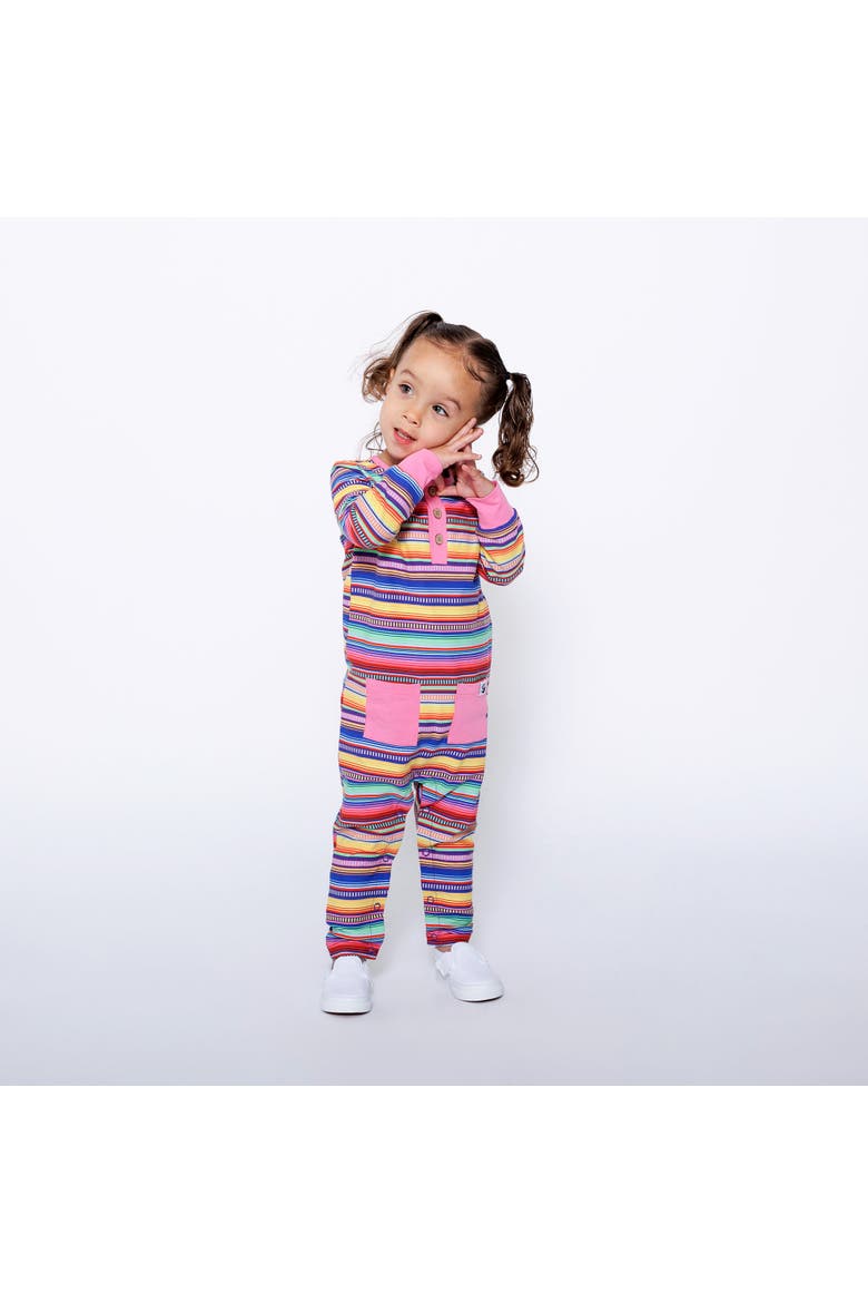 Baby Jumpsuit Romper, Main, color, Multicolor Stripe