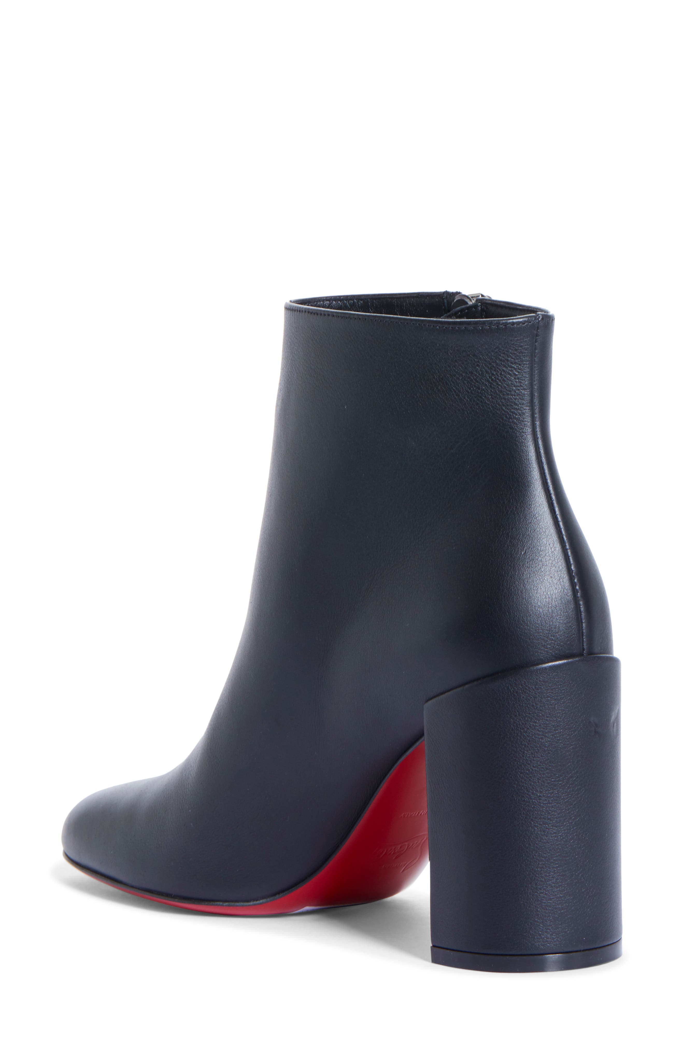 Christian Louboutin Ziptotal Bootie, Alternate, color, 