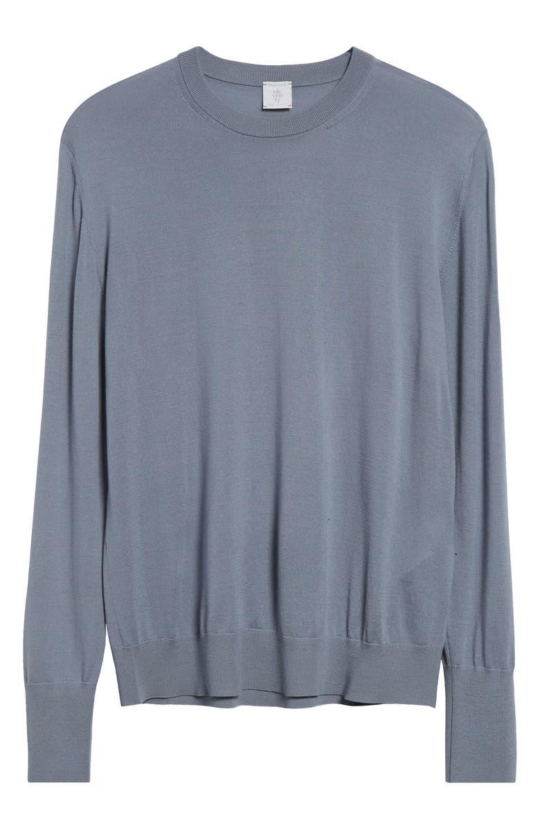 Eleventy Avalon Wool Crewneck Sweater, Alternate, color, Sky Blue