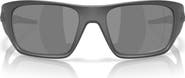 Oakley 60mm Prizm™ Polarized Rectangular Sunglasses