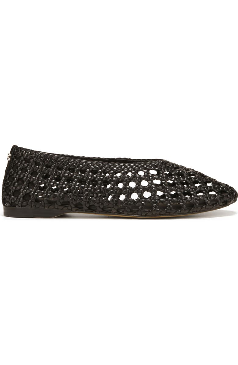 Sam Edelman Shira Knotted Flat, Alternate, color, Black