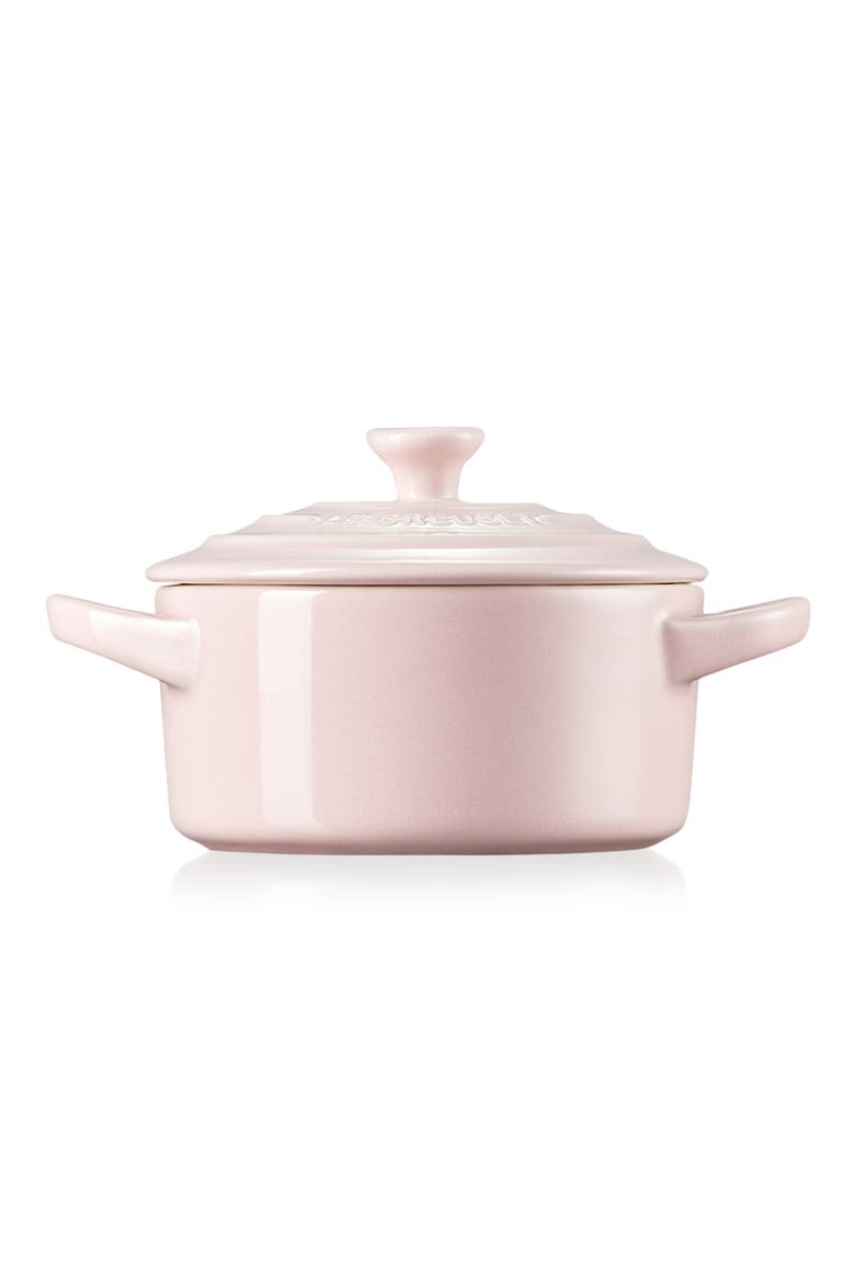 Mini Round Stoneware Baking Dish, Main, color, CHIFFON PINK