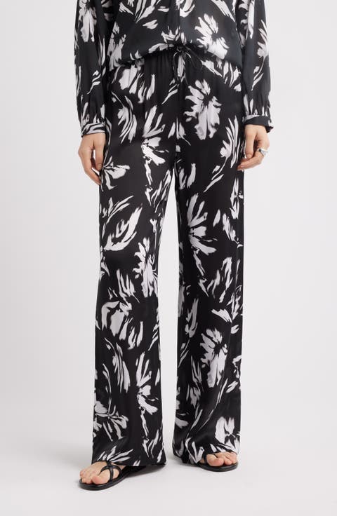 Satin Drawstring Pants