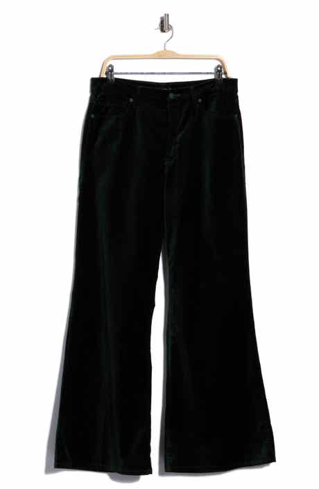 Good Waist Wide Leg Palazzo Velvet Pants