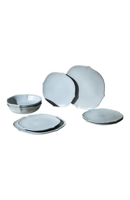 Stone Lain Baskerville Stoneware 12-piece Dinnerware Set In Blue