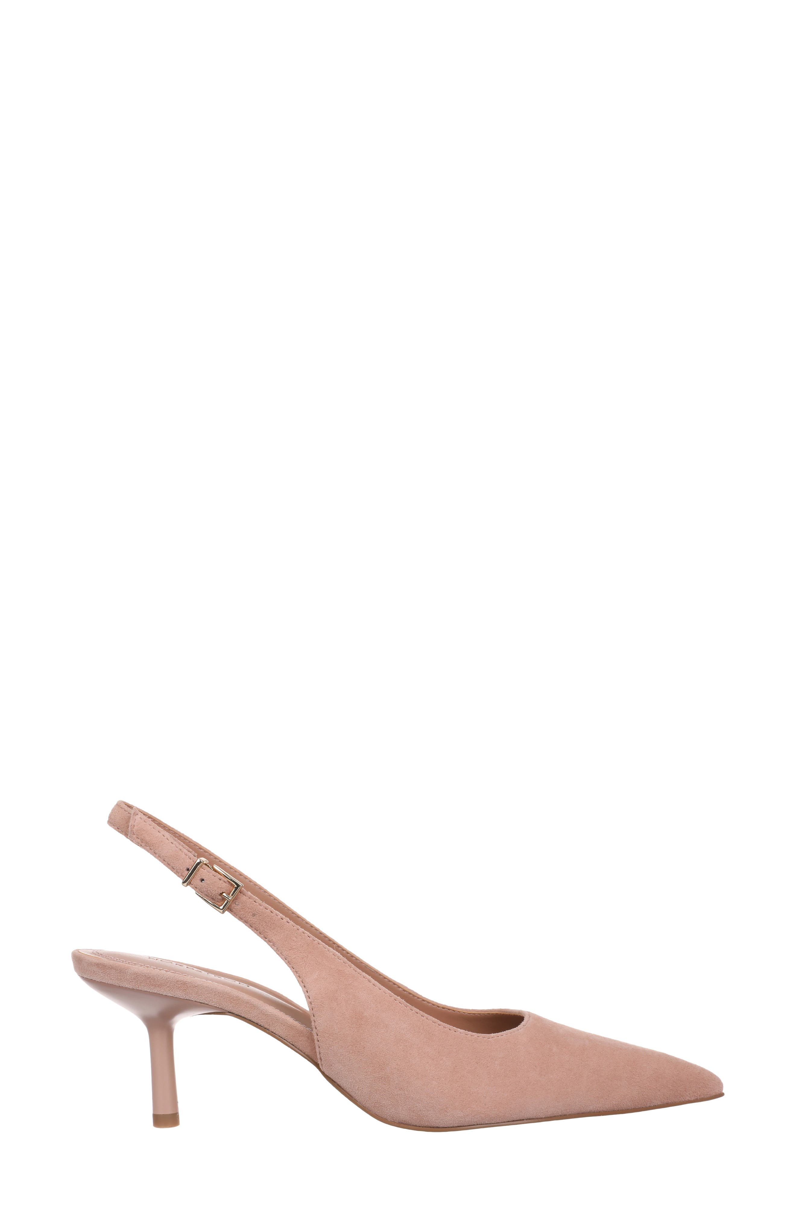 Liza Kitten Heel Slingback Pump, Alternate, color, BEIGE BLUSH