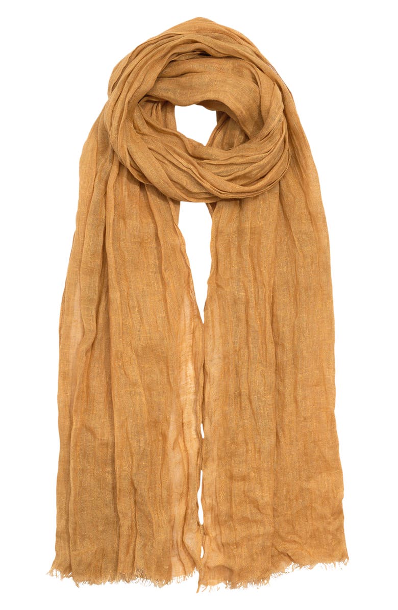 Polo Ralph Lauren Linen Scarf, Main, color, New Tan