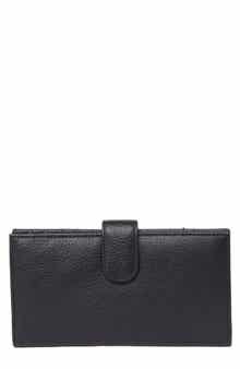 MUNDI SMALL LEATHER GOODS MUNDI Slim Leather Clutch Continental Wallet