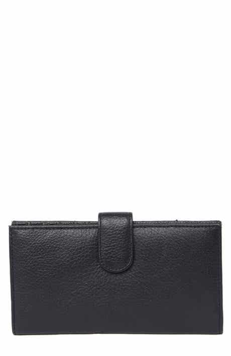 MUNDI SMALL LEATHER GOODS MUNDI Slim Leather Clutch Continental Wallet