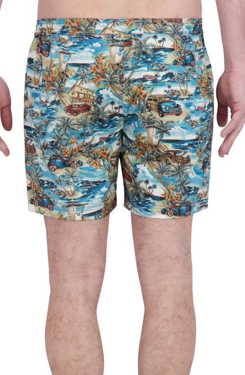 Robert Graham Quick Dry Swim Trunks In Hawaii
