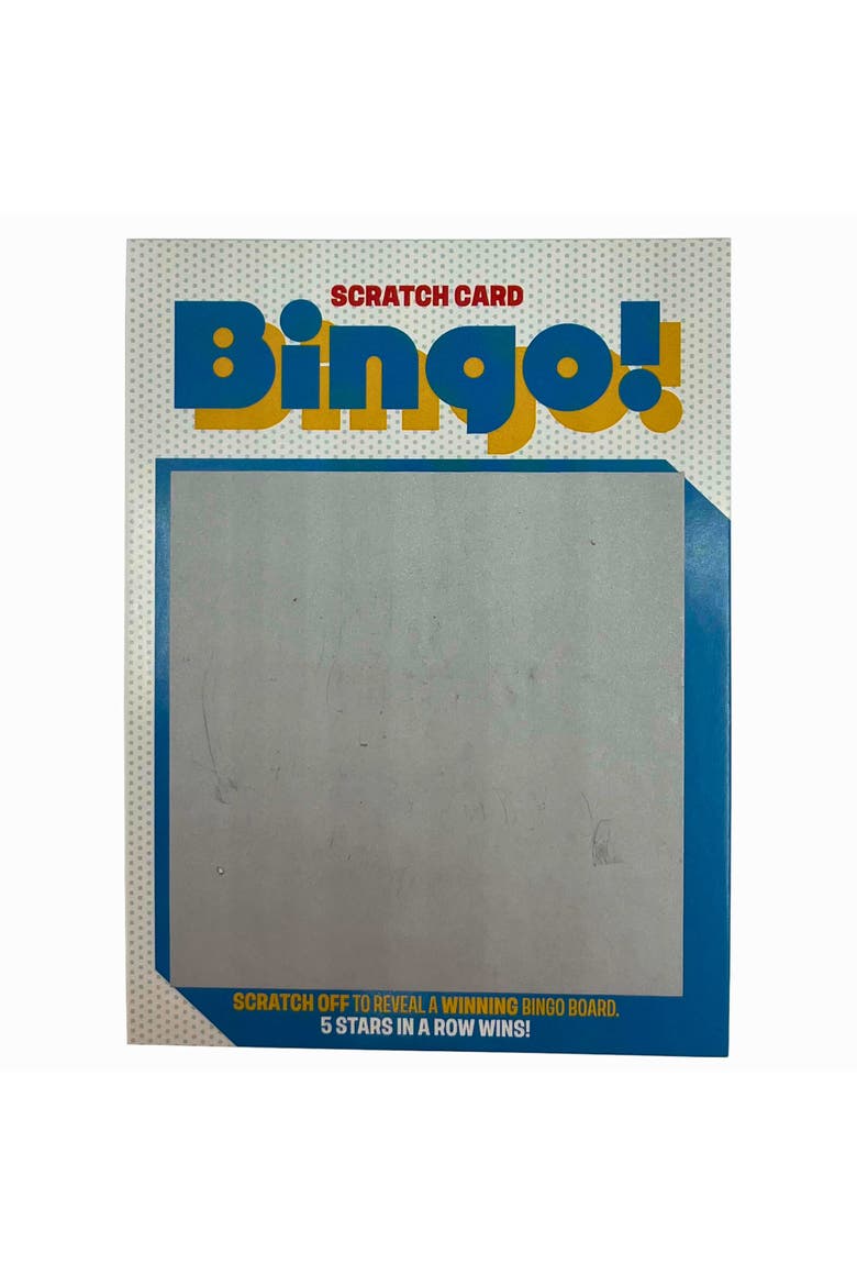 Bingo Scratch Card Game Party Game, Alternate, color, Multicolored