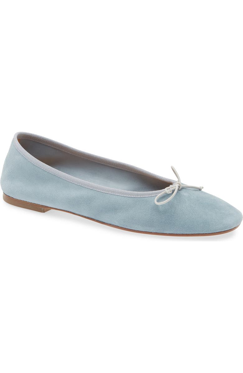 aeyde Tiby Ballet Flat, Main, color, Glass