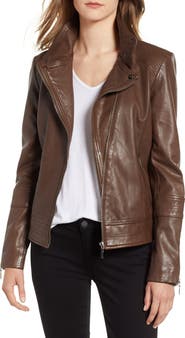 Bernardo Leather Moto Jacket