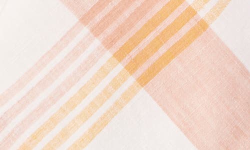 Design Imports Happy Day Plaid Tablecloth In White/pink Multi