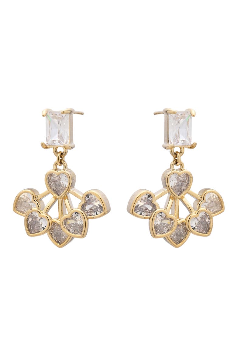 Camila Drop Earrings, Alternate, color, GOLD