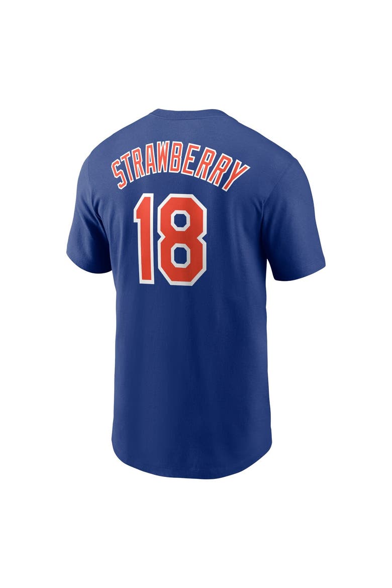 Men's Nike Darryl Strawberry Royal New York Mets Fuse Name & Number T-Shirt, Alternate, color, Royal