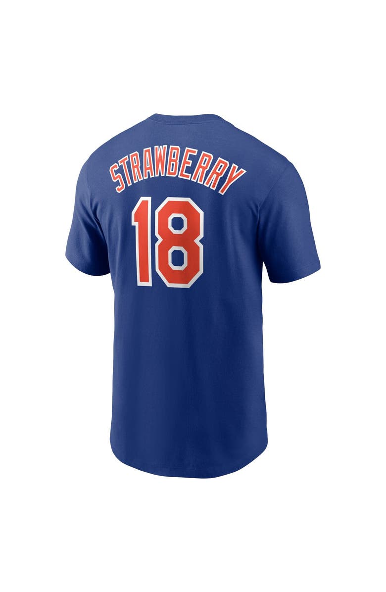 Nike Men's Nike Darryl Strawberry Royal New York Mets Fuse Name & Number T-Shirt, Alternate, color, Royal