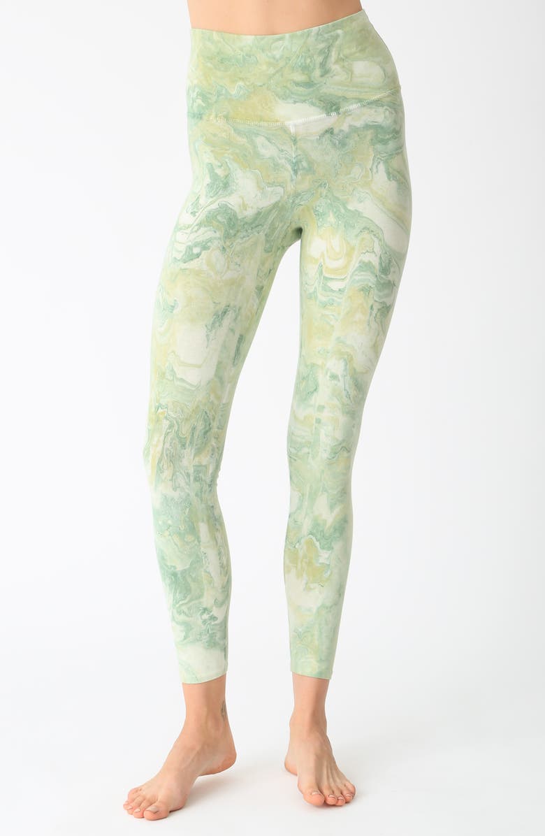 Electric & Rose Sunset Marble Leggings, Main, color,