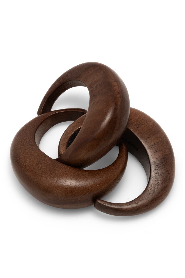 Analeia Bangle Set, Alternate, color, WALNUT